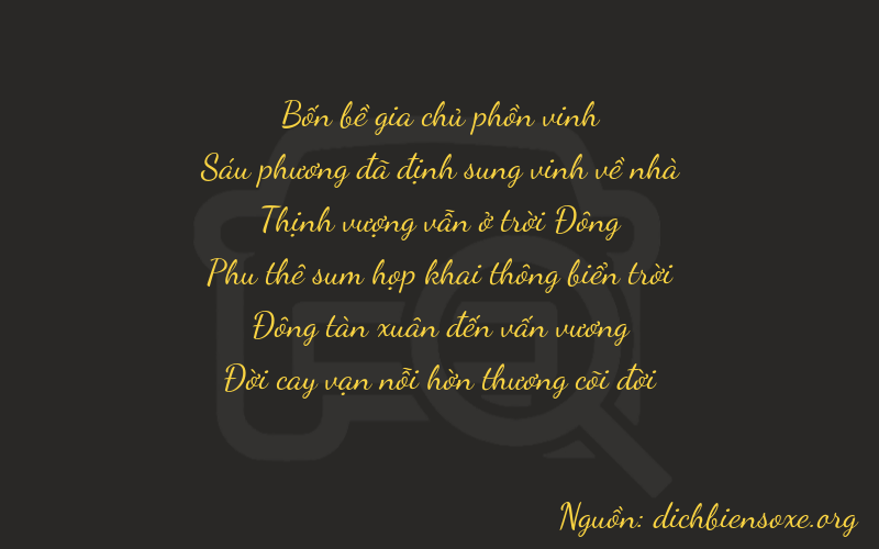 Thơ dịch biển số xe 46747