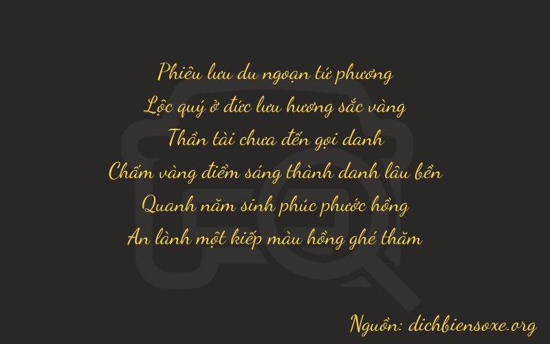 Thơ dịch biển số xe 46751