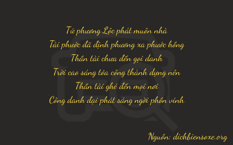 Thơ dịch biển số xe 46761