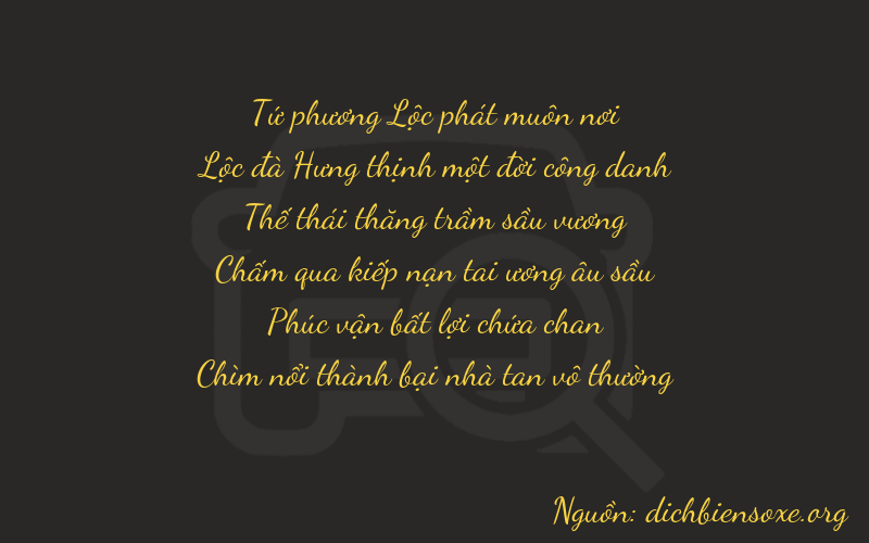 Thơ dịch biển số xe 46762