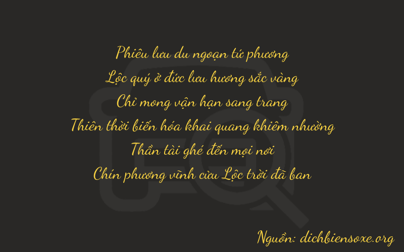 Thơ dịch biển số xe 46769