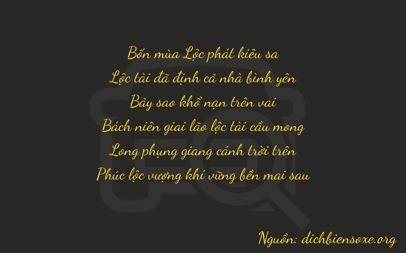 Thơ dịch biển số xe 46776