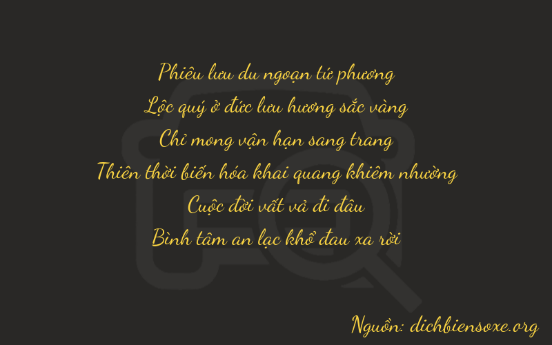 Thơ dịch biển số xe 46778