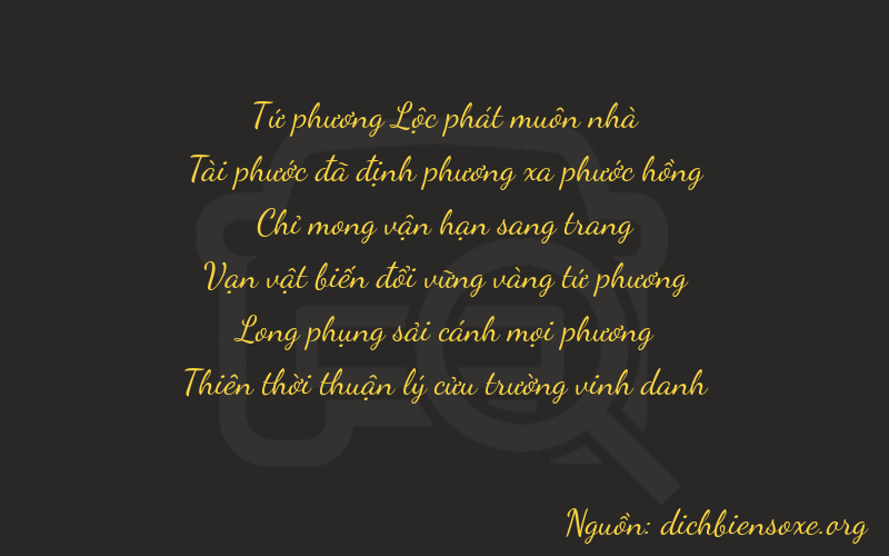 Thơ dịch biển số xe 46779