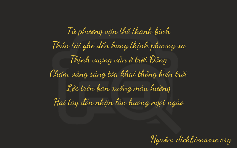Thơ dịch biển số xe 46782