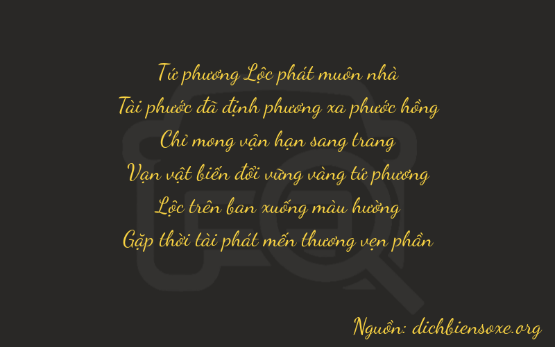 Thơ dịch biển số xe 46788