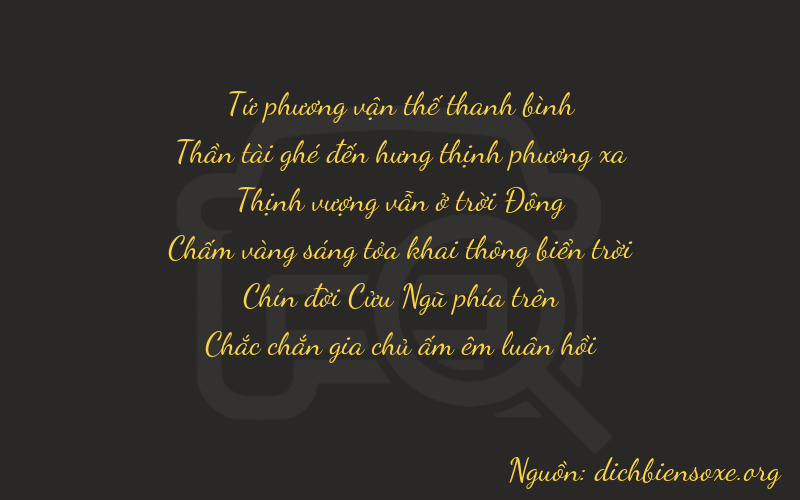 Thơ dịch biển số xe 46791