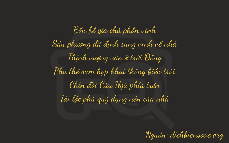 Thơ dịch biển số xe 46792