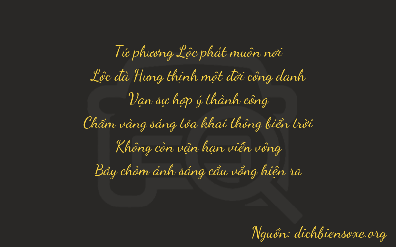 Thơ dịch biển số xe 46807