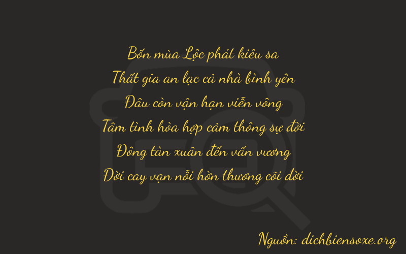 Thơ dịch biển số xe 47047