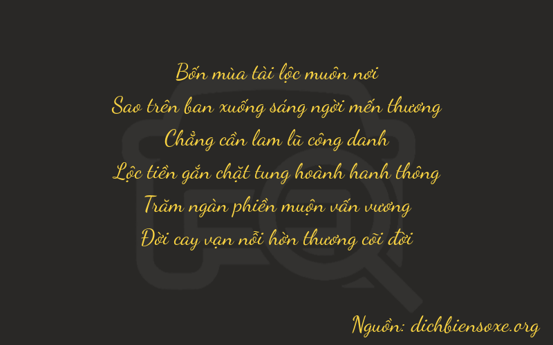 Thơ dịch biển số xe 47057