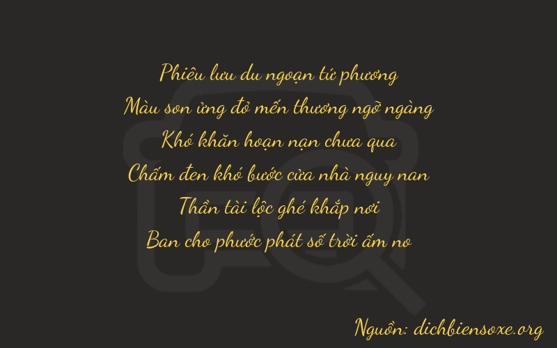 Thơ dịch biển số xe 47068