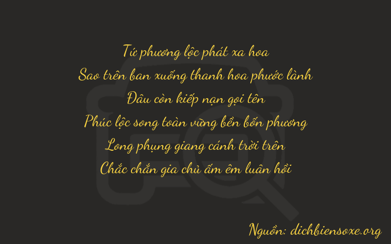Thơ dịch biển số xe 47071