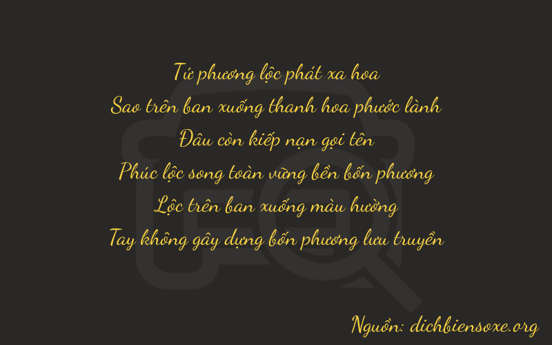 Thơ dịch biển số xe 47080