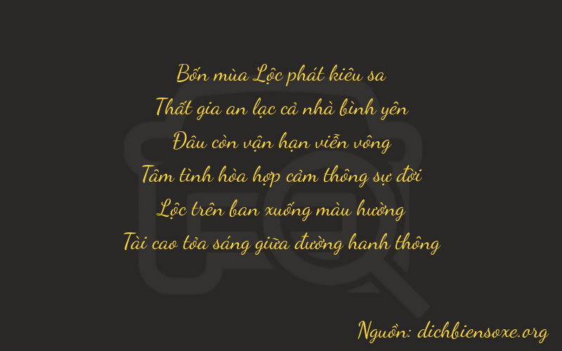 Thơ dịch biển số xe 47083
