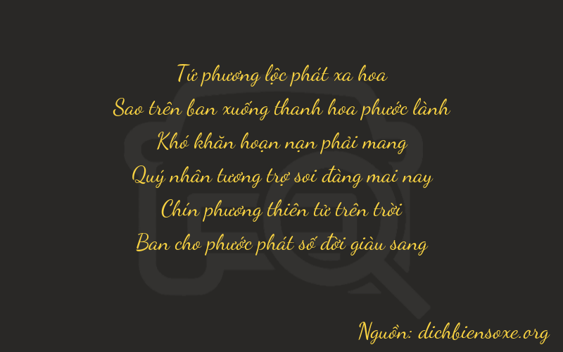 Thơ dịch biển số xe 47098