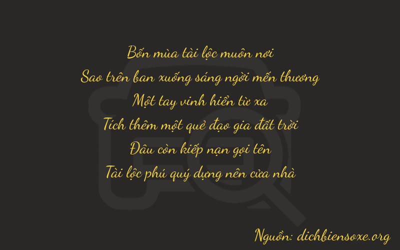 Thơ dịch biển số xe 47102