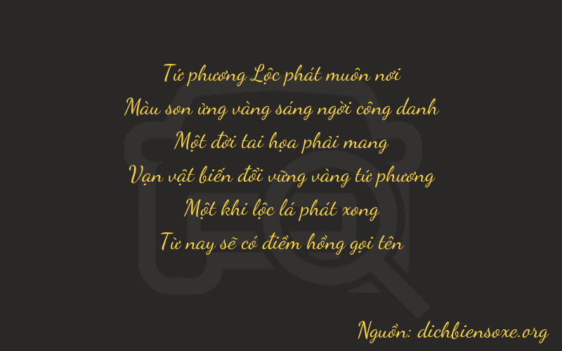 Thơ dịch biển số xe 47115