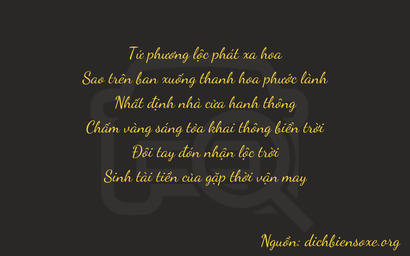 Thơ dịch biển số xe 47125