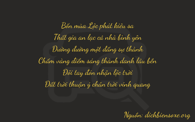 Thơ dịch biển số xe 47128