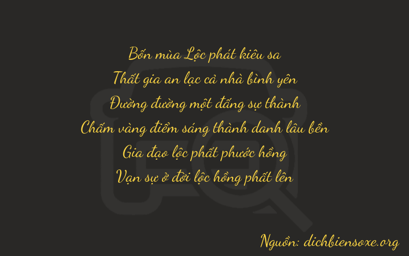 Thơ dịch biển số xe 47164