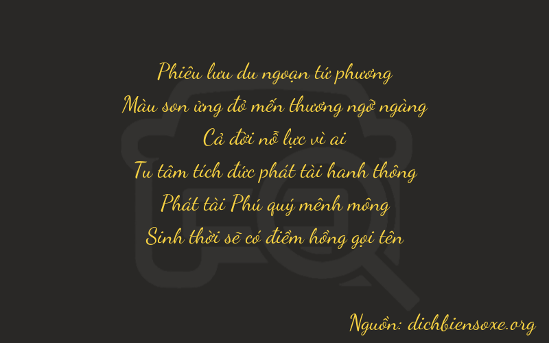 Thơ dịch biển số xe 47185