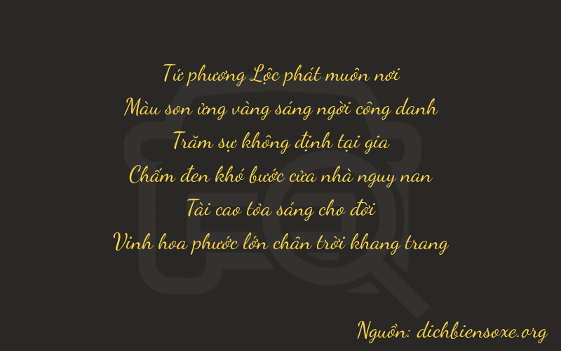 Thơ dịch biển số xe 47232