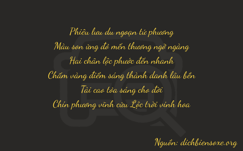Thơ dịch biển số xe 47239