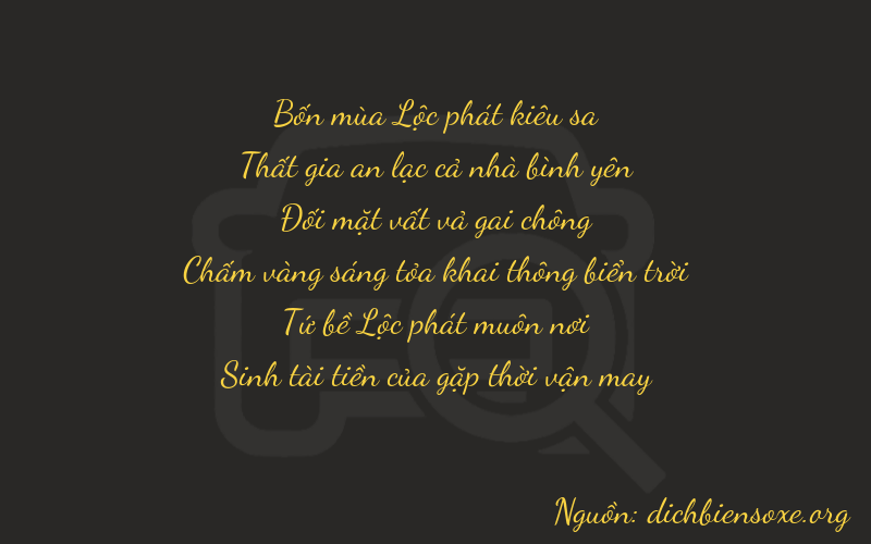 Thơ dịch biển số xe 47245