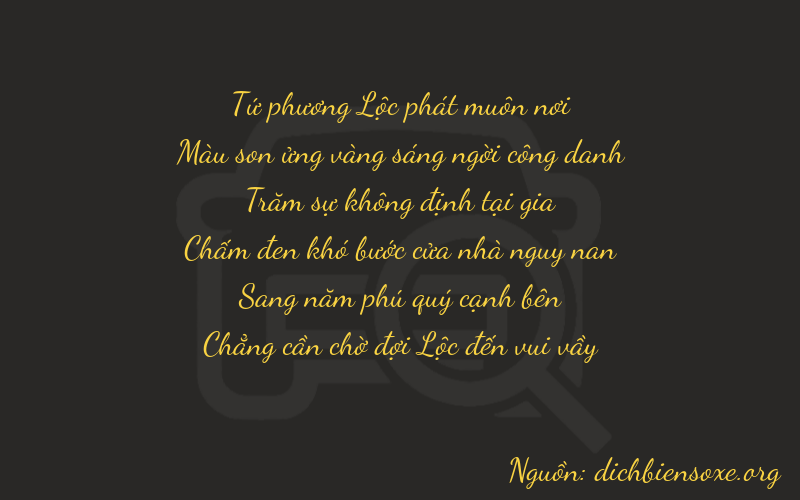 Thơ dịch biển số xe 47250