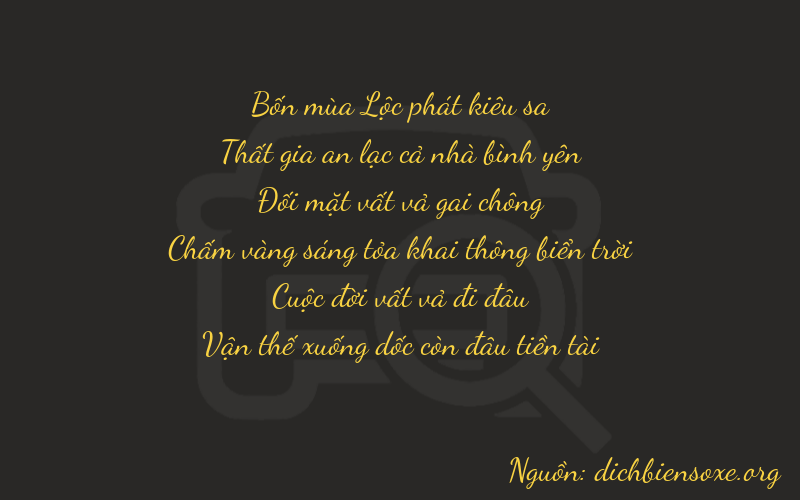 Thơ dịch biển số xe 47272