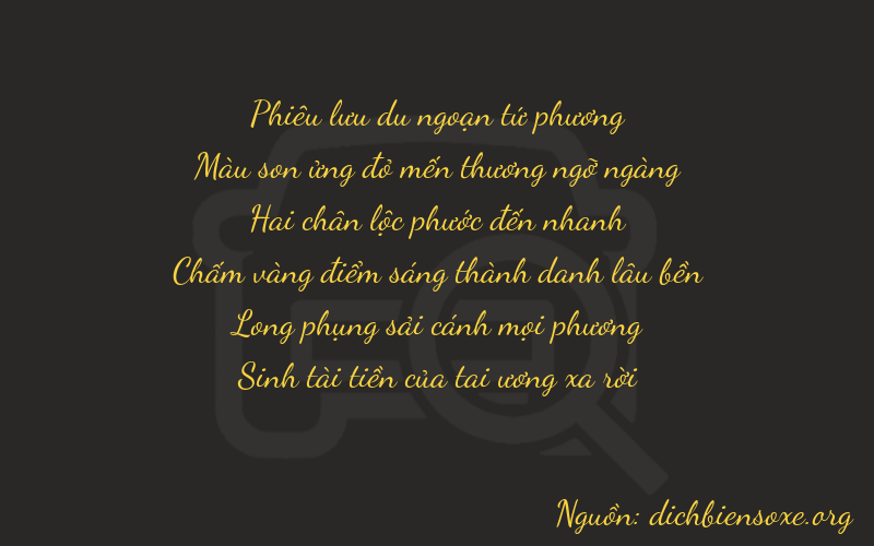 Thơ dịch biển số xe 47275