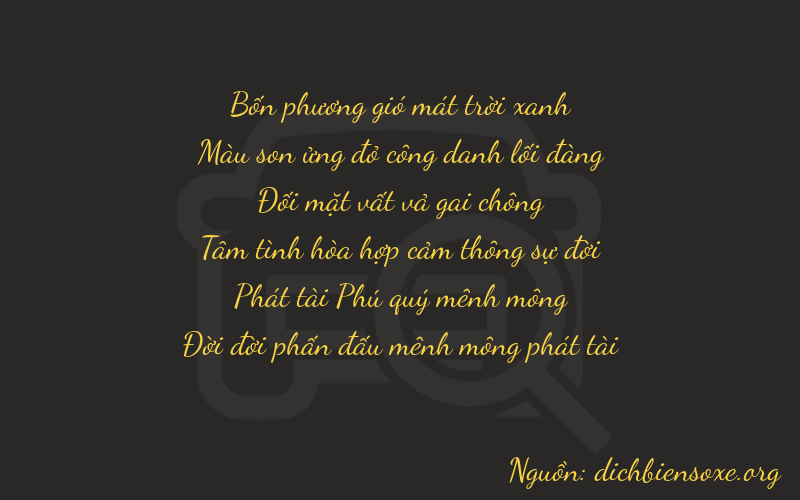 Thơ dịch biển số xe 47283