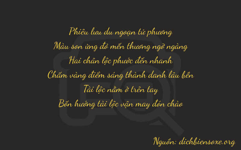 Thơ dịch biển số xe 47284