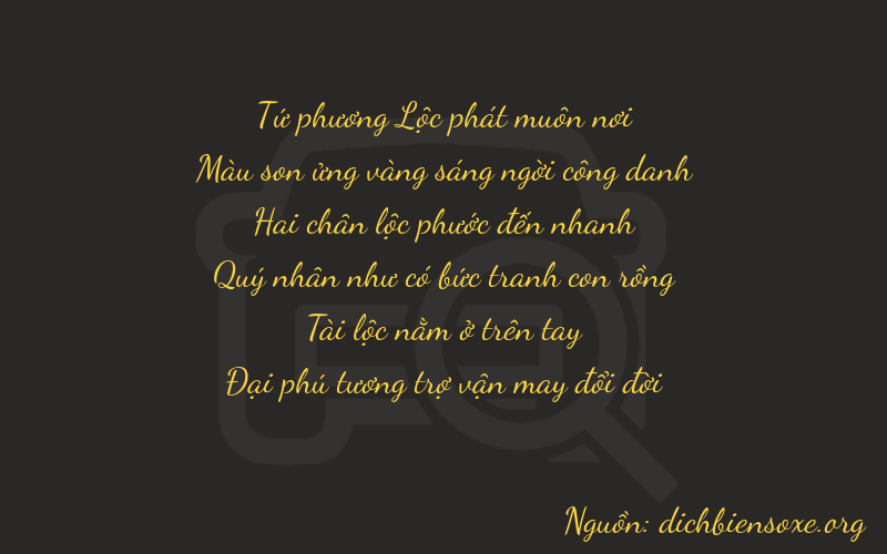 Thơ dịch biển số xe 47286