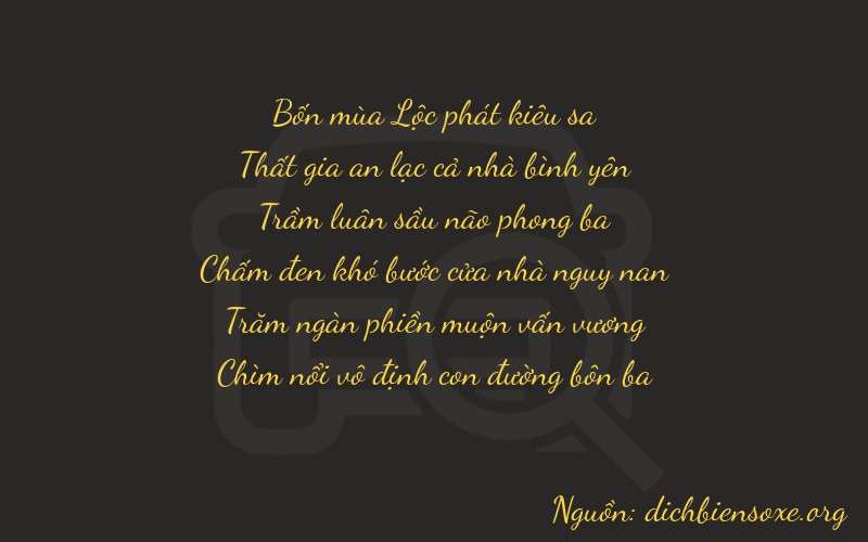 Thơ dịch biển số xe 47353
