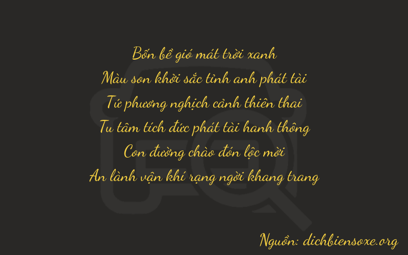Thơ dịch biển số xe 47424
