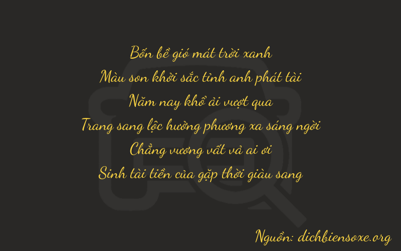 Thơ dịch biển số xe 47505