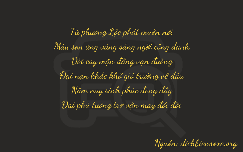Thơ dịch biển số xe 47556