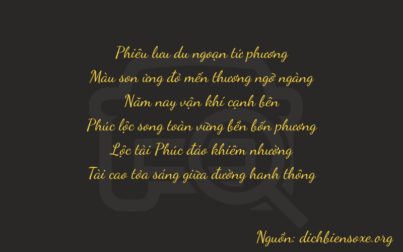 Thơ dịch biển số xe 47563