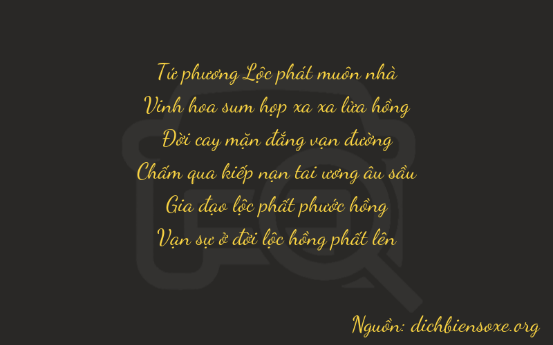 Thơ dịch biển số xe 47564