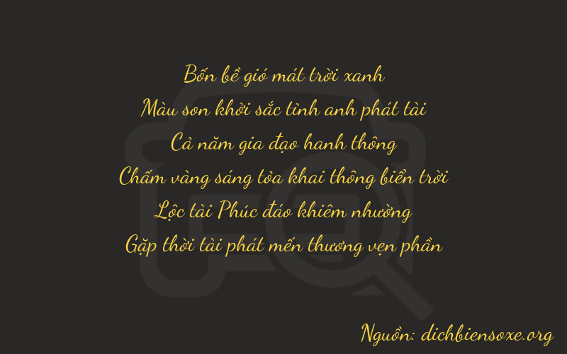 Thơ dịch biển số xe 47568
