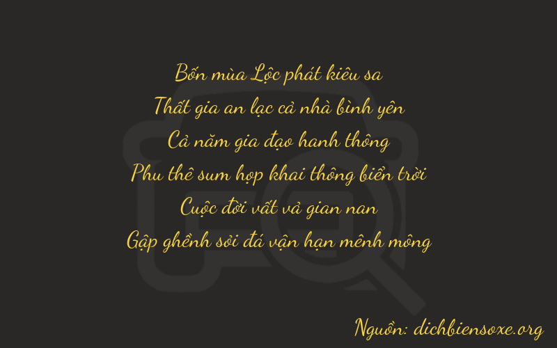 Thơ dịch biển số xe 47578