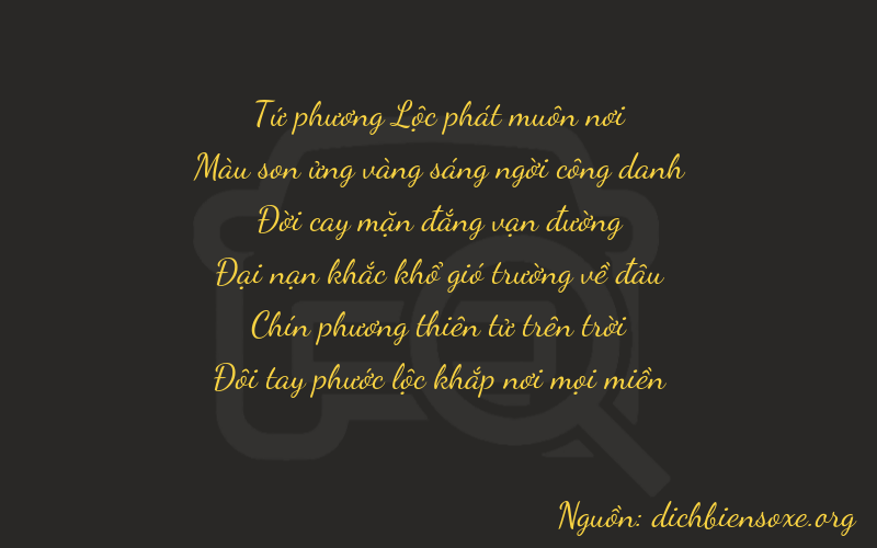 Thơ dịch biển số xe 47592