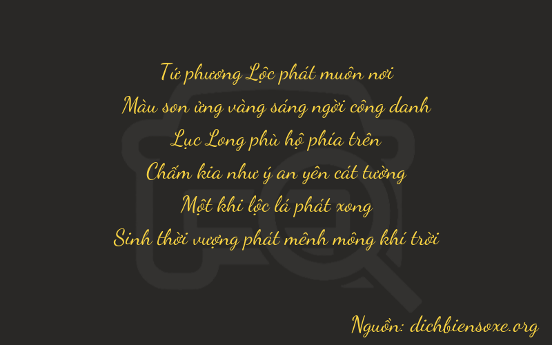 Thơ dịch biển số xe 47610
