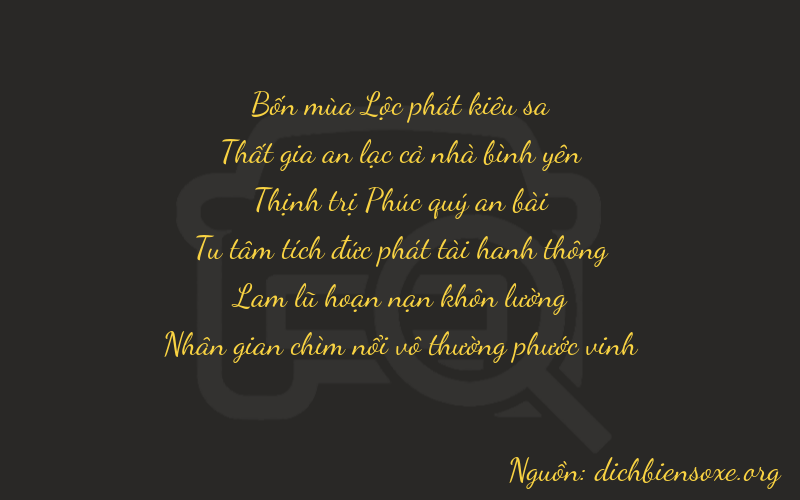 Thơ dịch biển số xe 47614