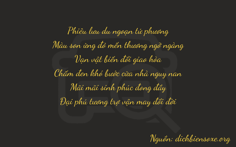 Thơ dịch biển số xe 47626