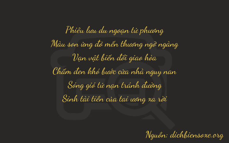 Thơ dịch biển số xe 47635