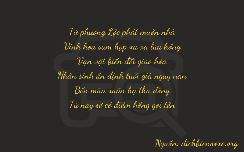 Thơ dịch biển số xe 47645