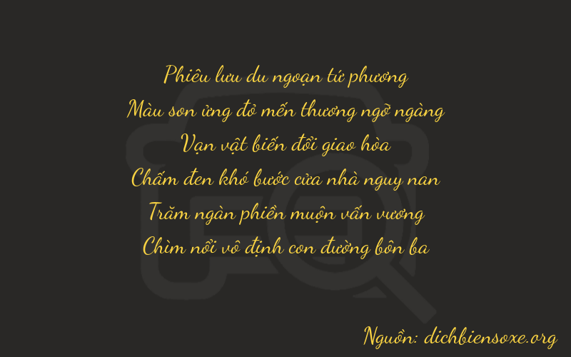Thơ dịch biển số xe 47653